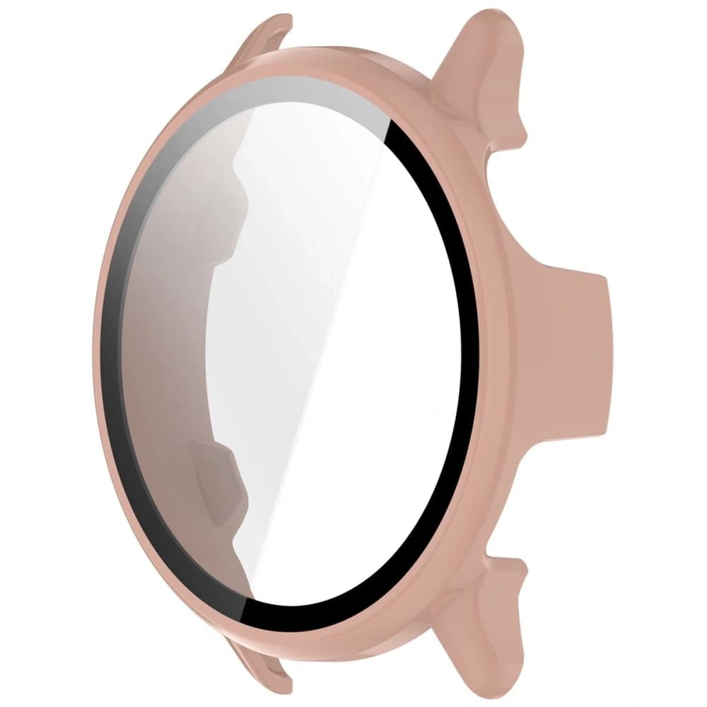 Bizon Case+Üveg Óra Garmin Vivoactive 6 rózsaszín - 3