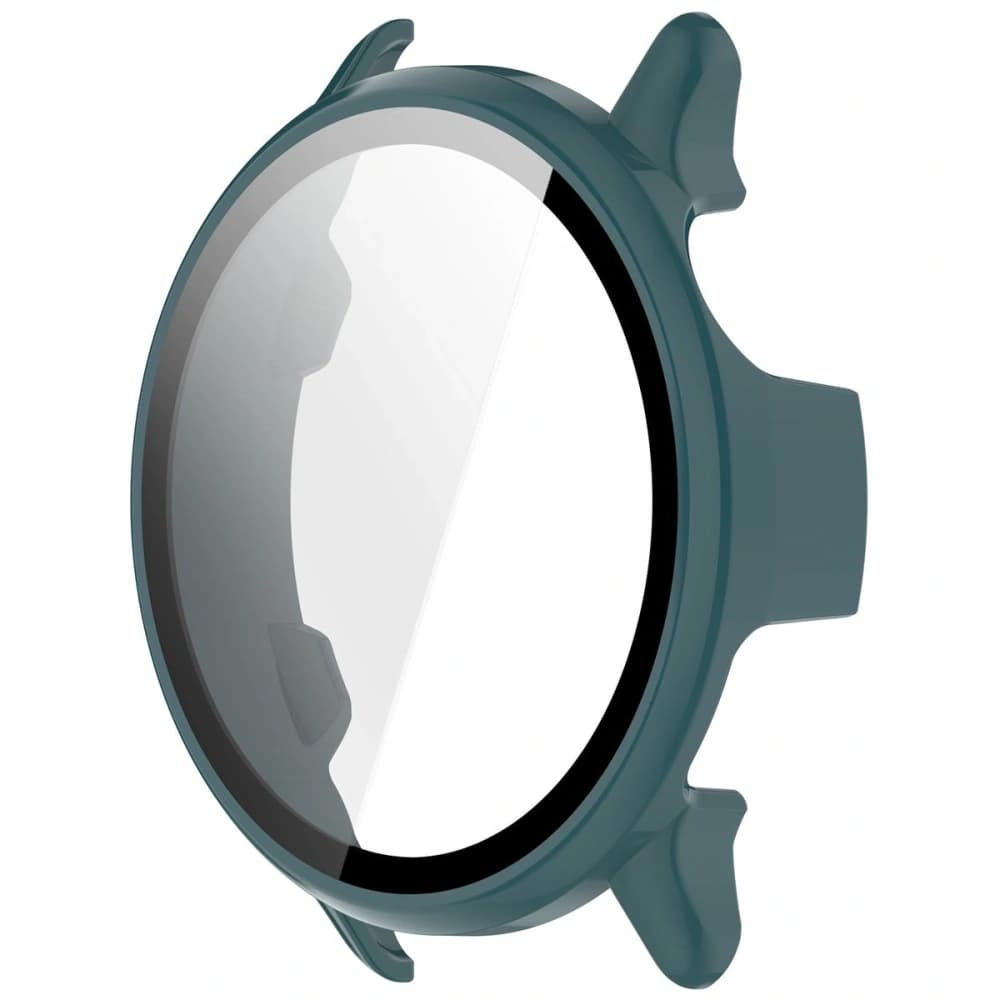 Bizon Case+Üveg Óra Garmin Vivoactive 6 zöld - 3