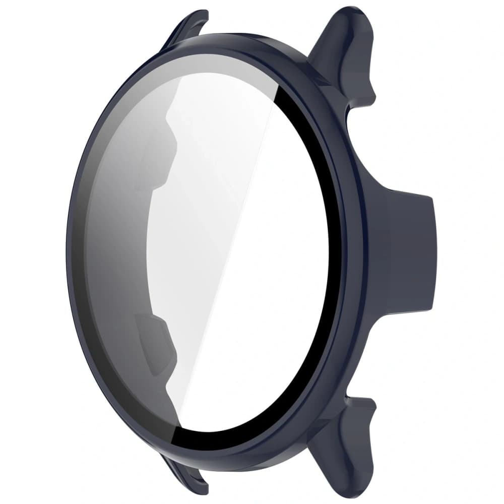 Bizon Case+Üveg Óra Garmin Vivoactive 6 kék - 3