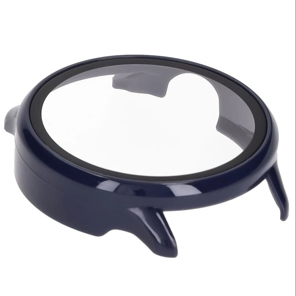 Bizon Case+Üveg Óra Garmin Vivoactive 6 kék - 7