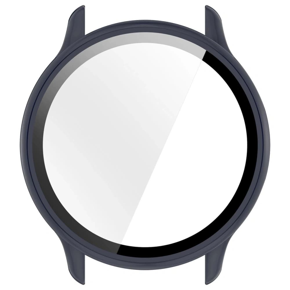 Bizon Case+Üveg Óra Garmin Vivoactive 6 kék - 8