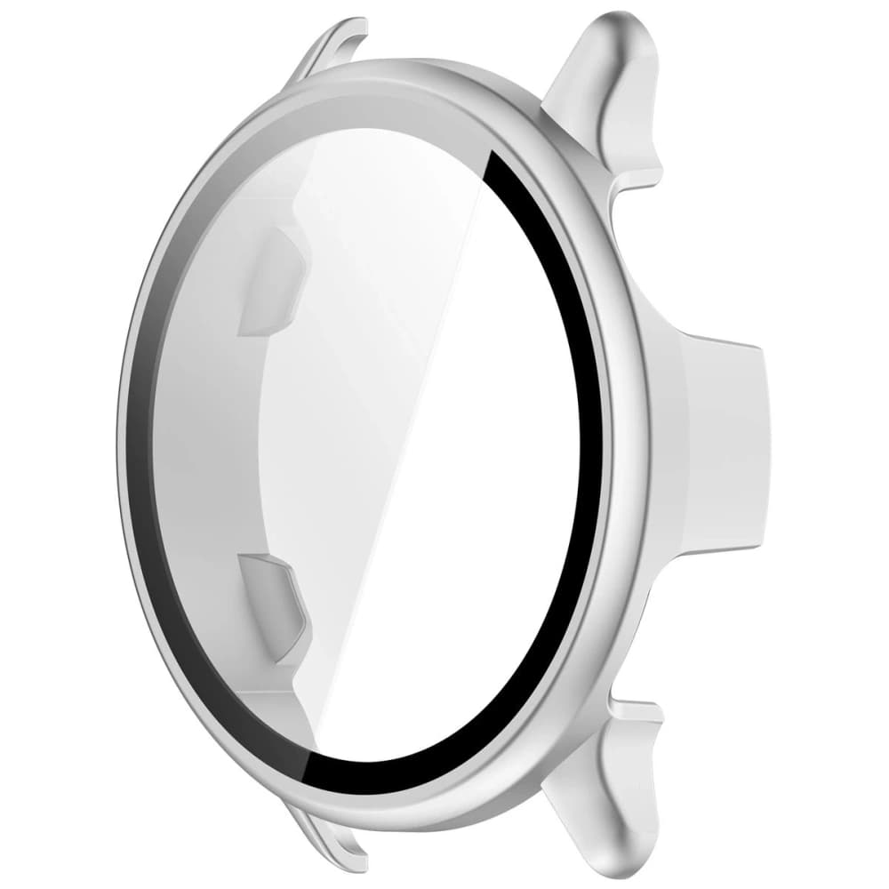 Bizon Case+Glass Óra Garmin Vivoactive 6 selyem ezüst - 3