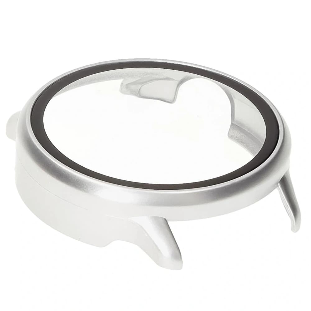 Bizon Case+Glass Óra Garmin Vivoactive 6 selyem ezüst - 7