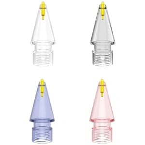 4smarts Lucid Stylus Hroty pro Apple Pencil 1. generace/2. generace/USB-C/Pro Vícebarevné [4 BALENÍ]