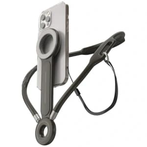 4smarts POV magnetický držák na krk pro smartphony antracitový