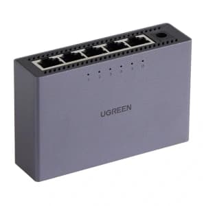 UGREEN CM633 5-Port GigaBit Ethernet Switch (Fekete)