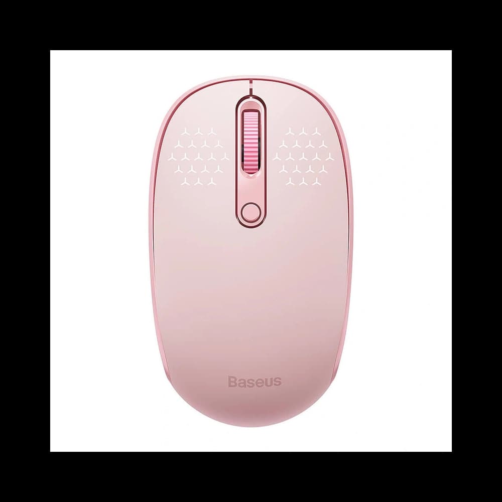 Baseus F01B Tri-Mode Wireless Mouse 2.4G BT 5.0 1600 DPI (rosa) - 2