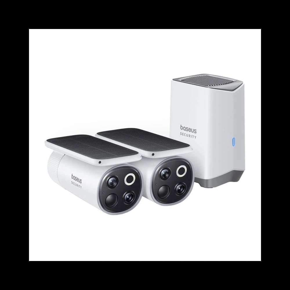 Baseus S1 Pro 3K Dual Outdoor Camera (white) - 2