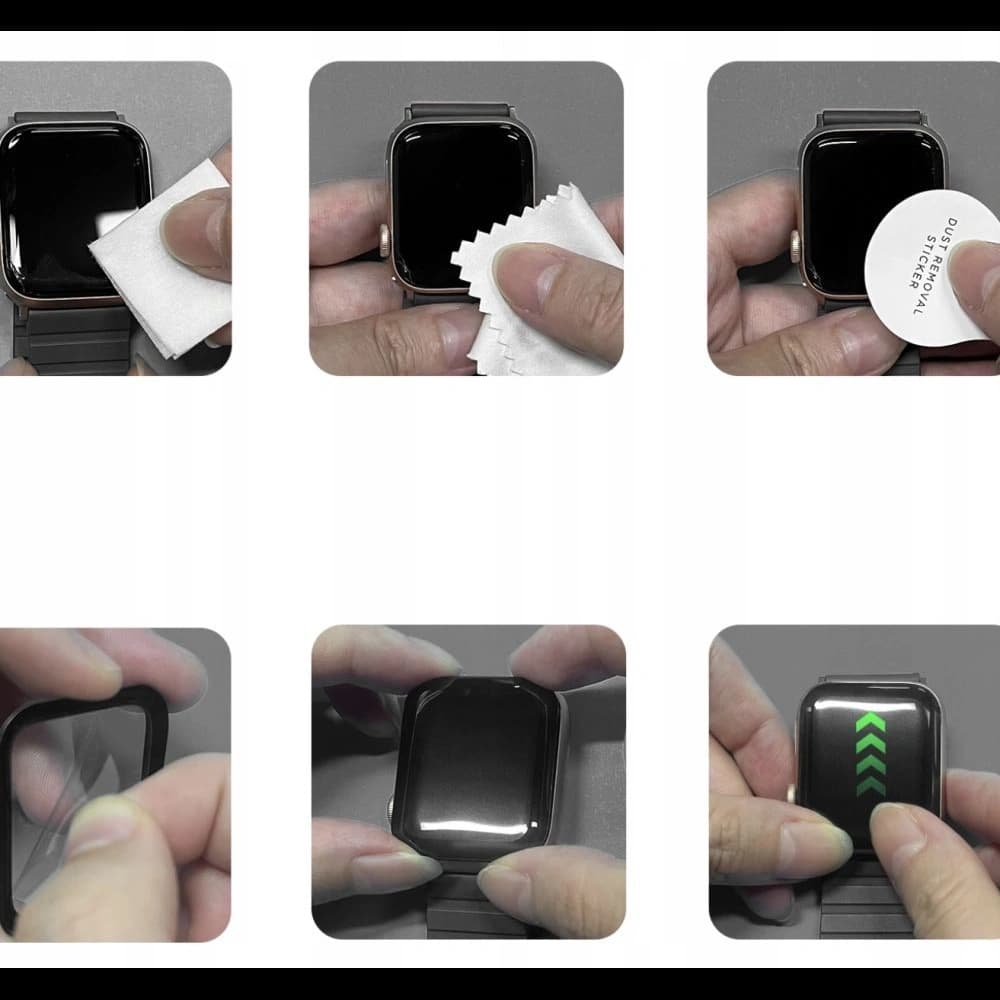 Tech-Protect Glass Flex+ Huawei Watch Fit 3 / 4 Schwarz [2 PACK] - 4