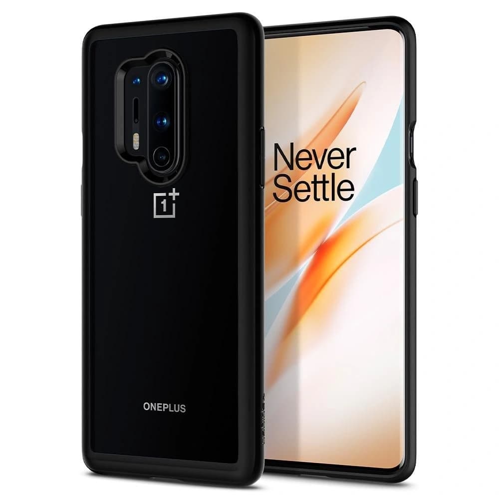 Etui Spigen Ultra Hybrid OnePlus 8 Pro Matte Negru - 1