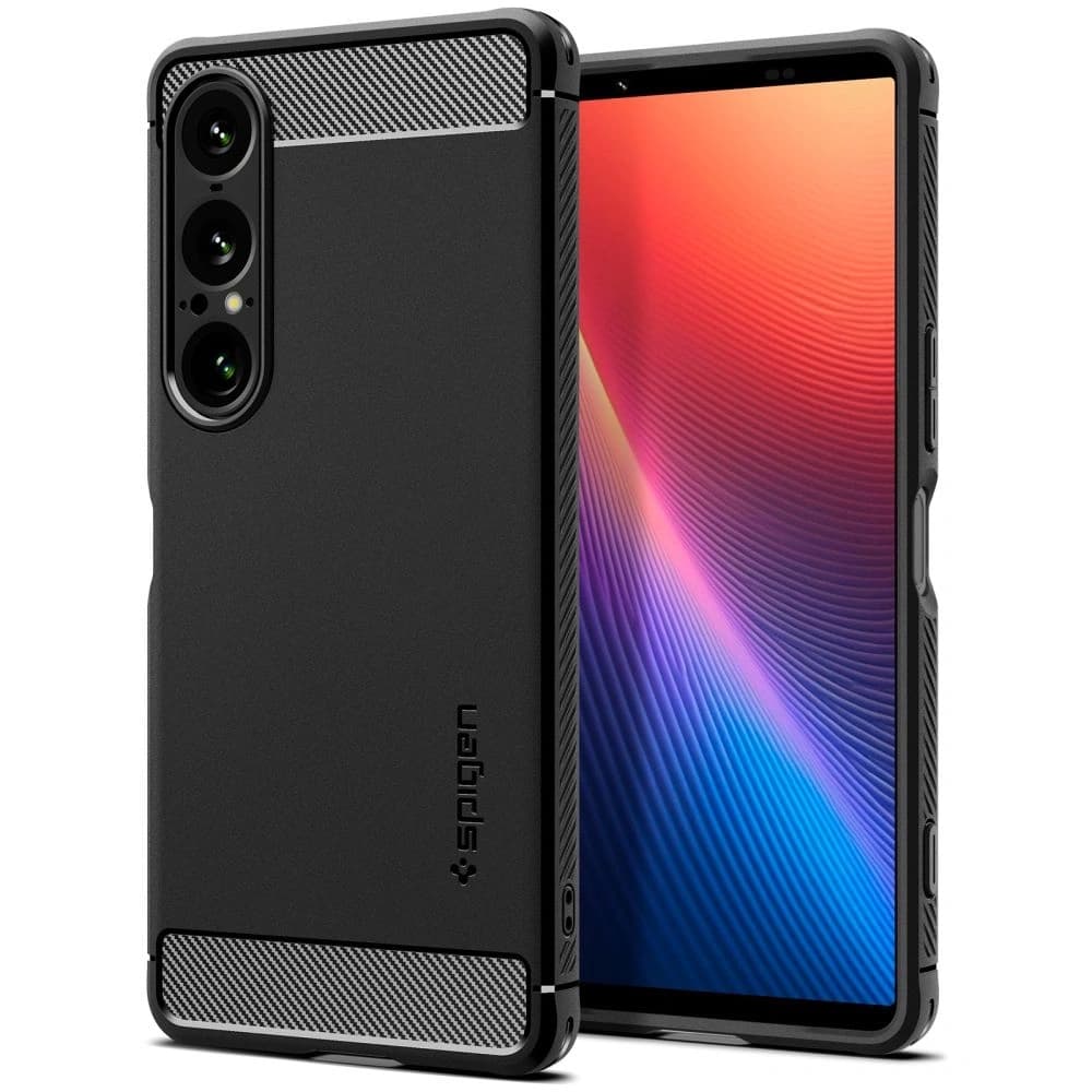 Spigen Rugged Armor Sony Xperia 1 VII Matt Schwarz - 1