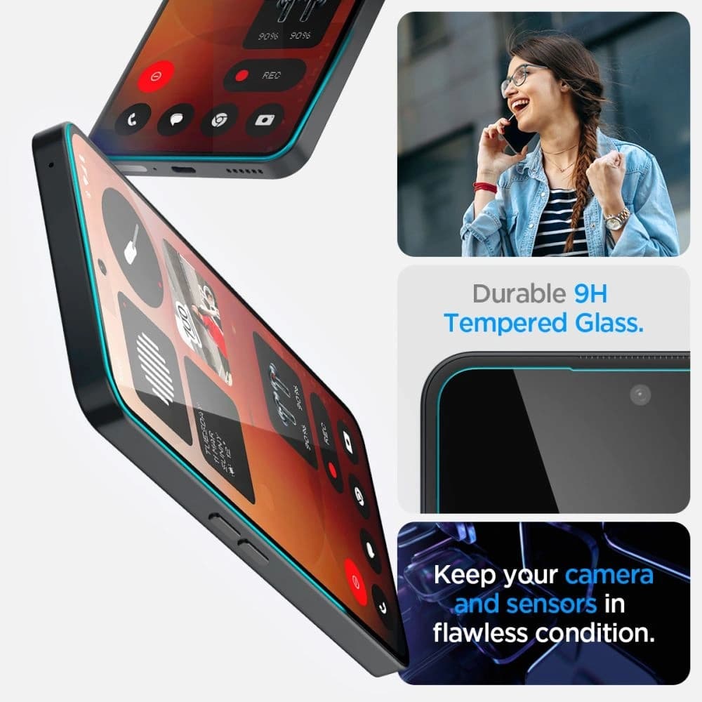 Spigen Glas.tr ez Fit Nothing Phone 3a / 3a Pro Klar - 3