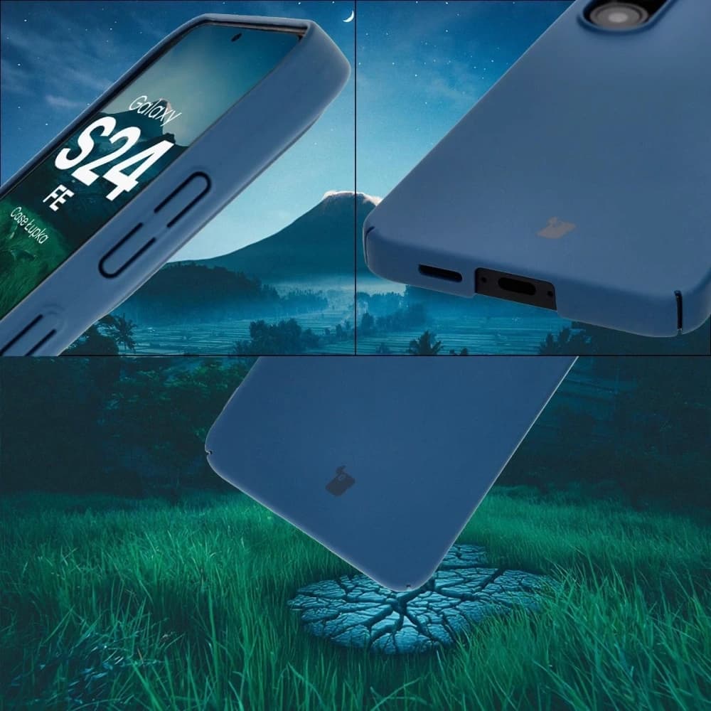 BIZON Case Lupka Samsung Galaxy S24 FE blau - 5