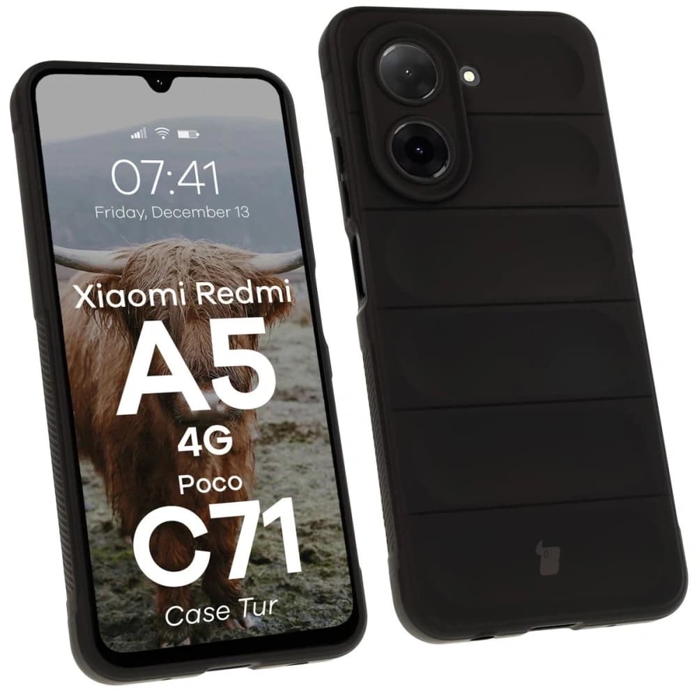 BIZON Hülle Tur Xiaomi Redmi A5 4G / POCO C71 4G schwarz - 1