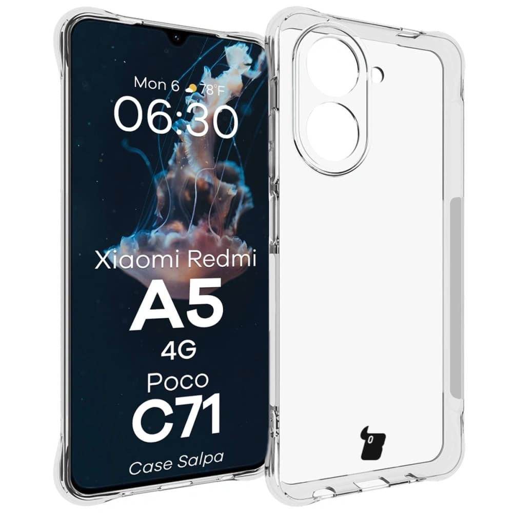 BIZON Case Salpa Xiaomi Redmi A5 4G / POCO C71 4G clear - 1