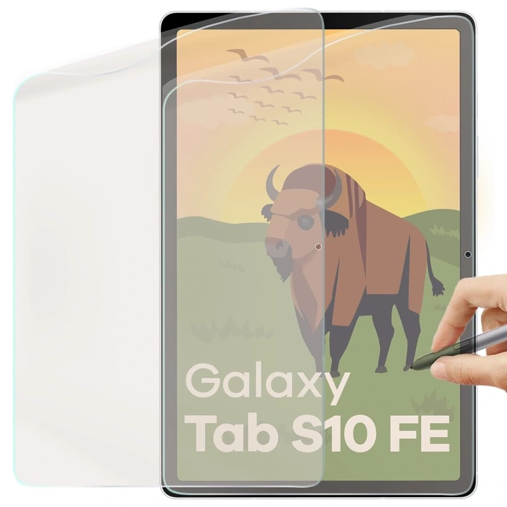 BIZON Glas Tab Film Sonne Samsung Galaxy Tab S10 FE [2 PACK] - 1