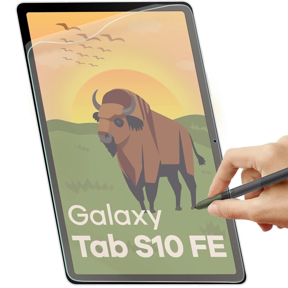 BIZON Glas Tab Film Sonne Samsung Galaxy Tab S10 FE [2 PACK] - 5