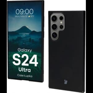 Etui Bizon Case Łupka do Samsung Galaxy S24 Ultra czarne