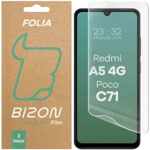 Bizon Glass Hydrogel Elülső Xiaomi Redmi A5 4G / POCO C71 4G [2 CSOMAG]