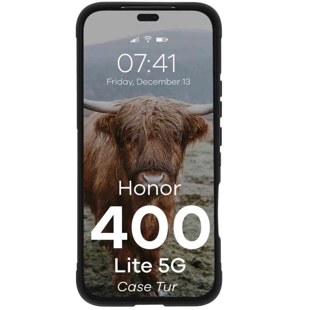 Bizon Case Tur Honor 400 Lite 5G black - 5