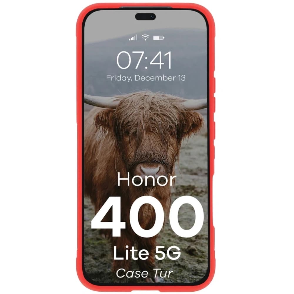 Bizon Case Tur Honor 400 Lite 5G rot - 5