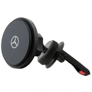 Suport auto Mercedes MEMWCCK 15W pentru card / pentru fereastră cu încărcător wireless Silver Stars MagSafe negru