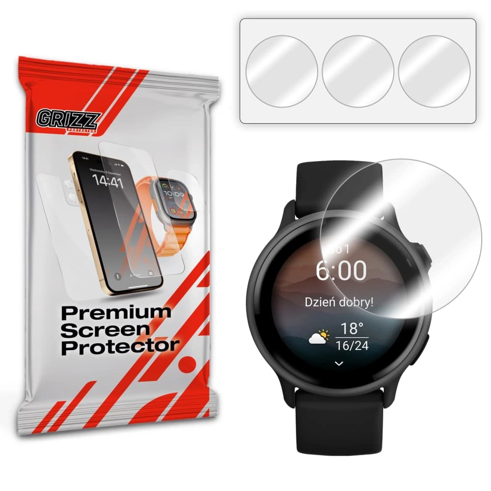 GrizzGlass Hydrofilm Garmin Vivoactive 6 - 1