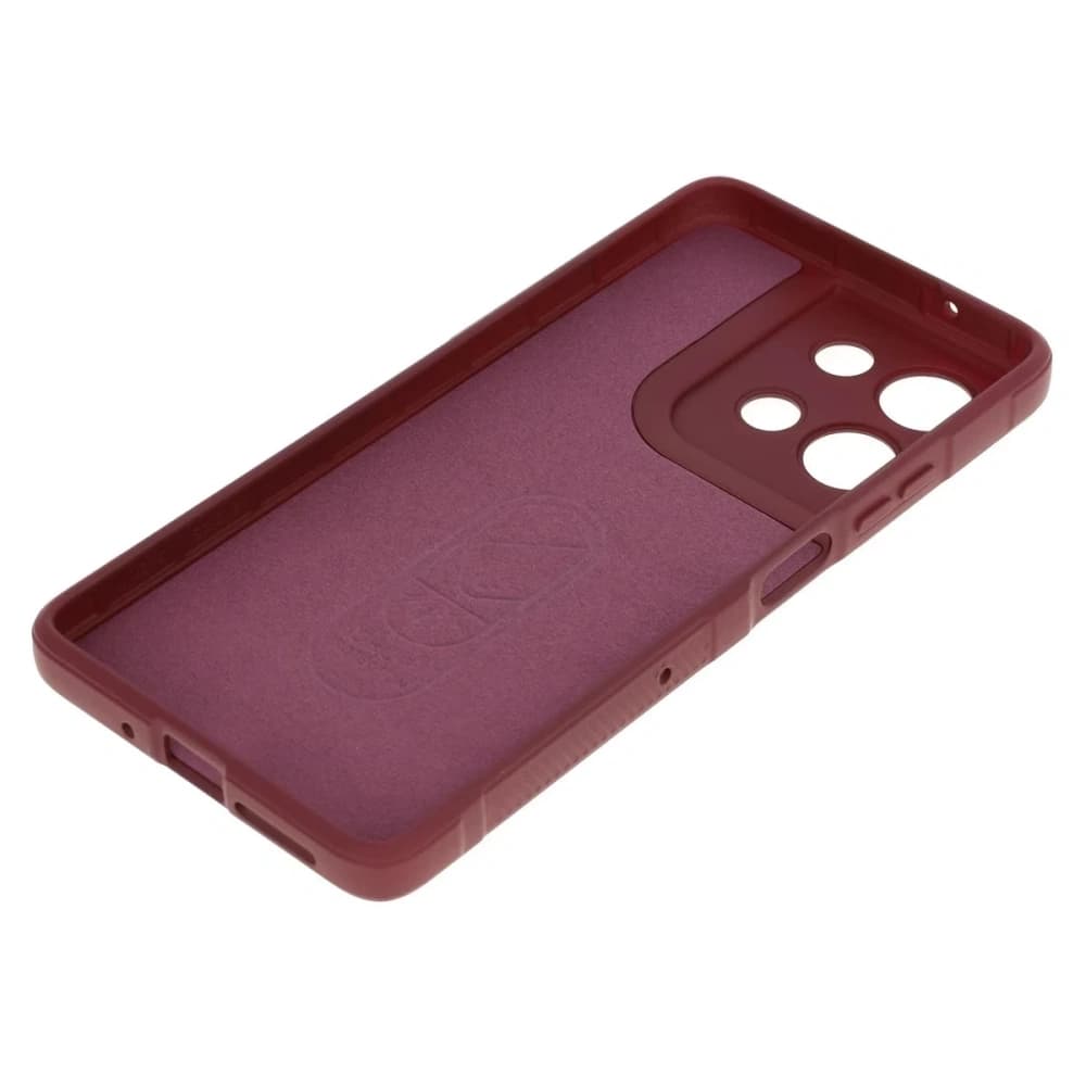 Carcasa Bizon Tur Motorola Moto G75 5G burgundă - 4