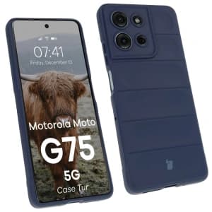 Husa Bizon pentru Motorola Moto G75 5G albastru închis
