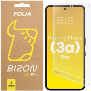 Bizon Glass Film Sonne Nothing Phone (3a) Pro [2 PACK]