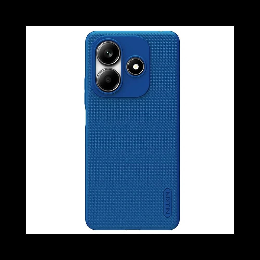 Nillkin Super Frosted Shield Xiaomi Redmi Note 14 5g, Peacock Blue / Niebieski - 1