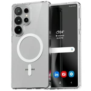 Mercury MagSafe Jelhard Pouzdro Samsung Galaxy S25 Ultra čiré