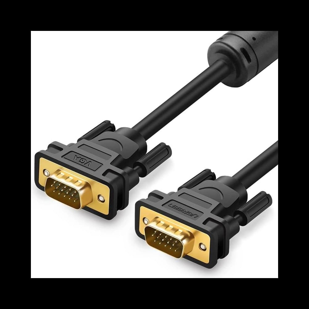 UGREEN VG101 VGA kábel, FullHD, 3m (fekete) - 1
