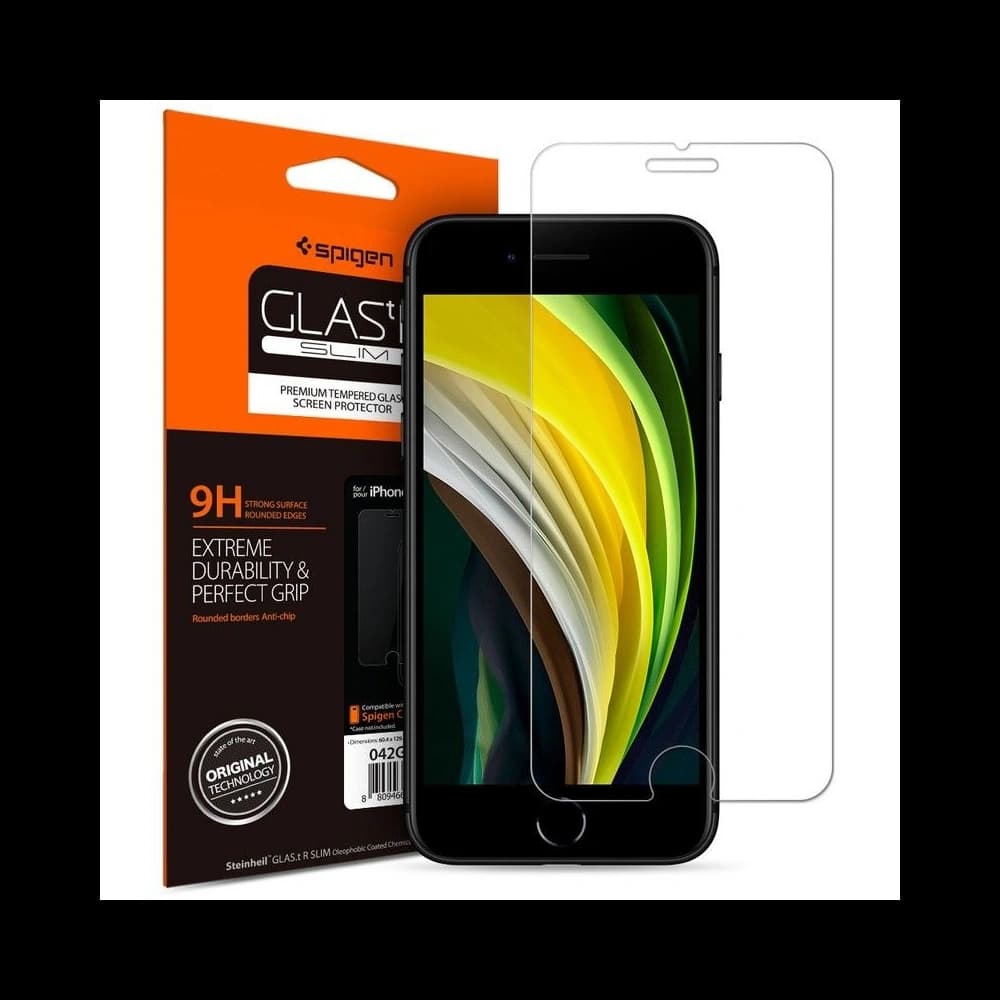 Edzett üveg Spigen GLAS.tR Slim Apple iPhone SE 2022/SE 2020/8/7 - 1