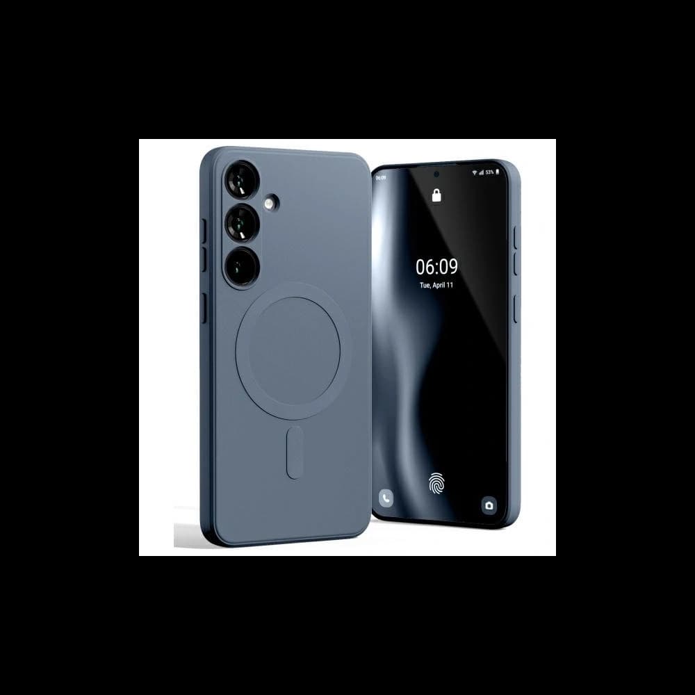 Etui Mercury MagSafe Semi-Silicone do Samsung Galaxy S24 FE granatowy - 1