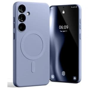 Mercury MagSafe poloměkký kryt Samsung Galaxy S24 FE levandulový