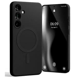 Mercury MagSafe Semi-Silicone Case Samsung Galaxy S24+ Plus black