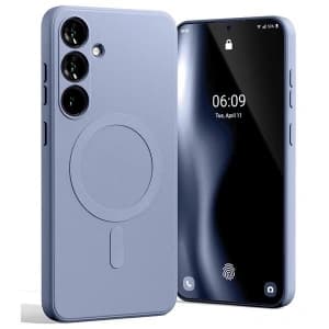 Mercury MagSafe Semi-Silicone Case Samsung Galaxy S24+ Plus lavender