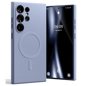 Etui Mercury MagSafe Semi-Silicone do Samsung Galaxy S24 Ultra lawenda