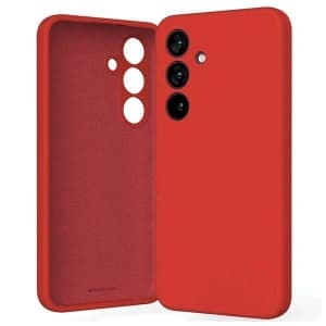 Mercury Silicone Case Samsung Galaxy S24 red