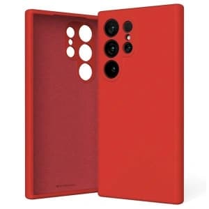 Mercury Silicone Case Samsung Galaxy S24 Ultra red