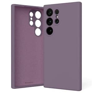 Mercury Silicone Case Samsung Galaxy S24 Ultra purple