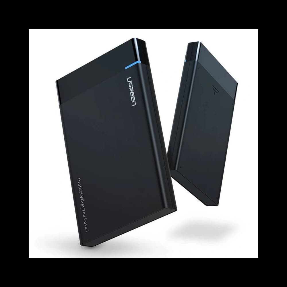 Externes HDD/SSD-Gehäuse 2,5" UGREEN US221, SATA, USB 3.0 + USB-C zu USB-C 3.1 - 2