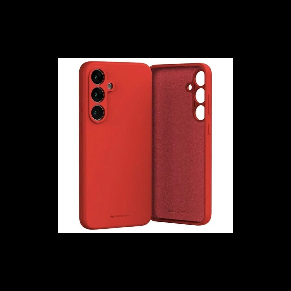 Mercury Silicone Case Samsung Galaxy S24 FE red - 1