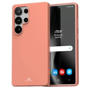 Mercury Soft Case Samsung Galaxy S25 Ultra pink