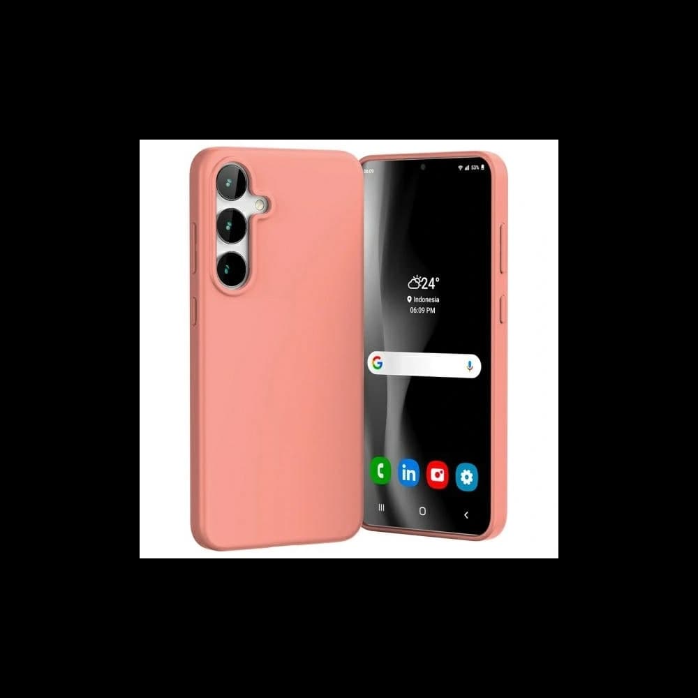 Mercury Soft Case Samsung Galaxy S24 FE růžový - 1