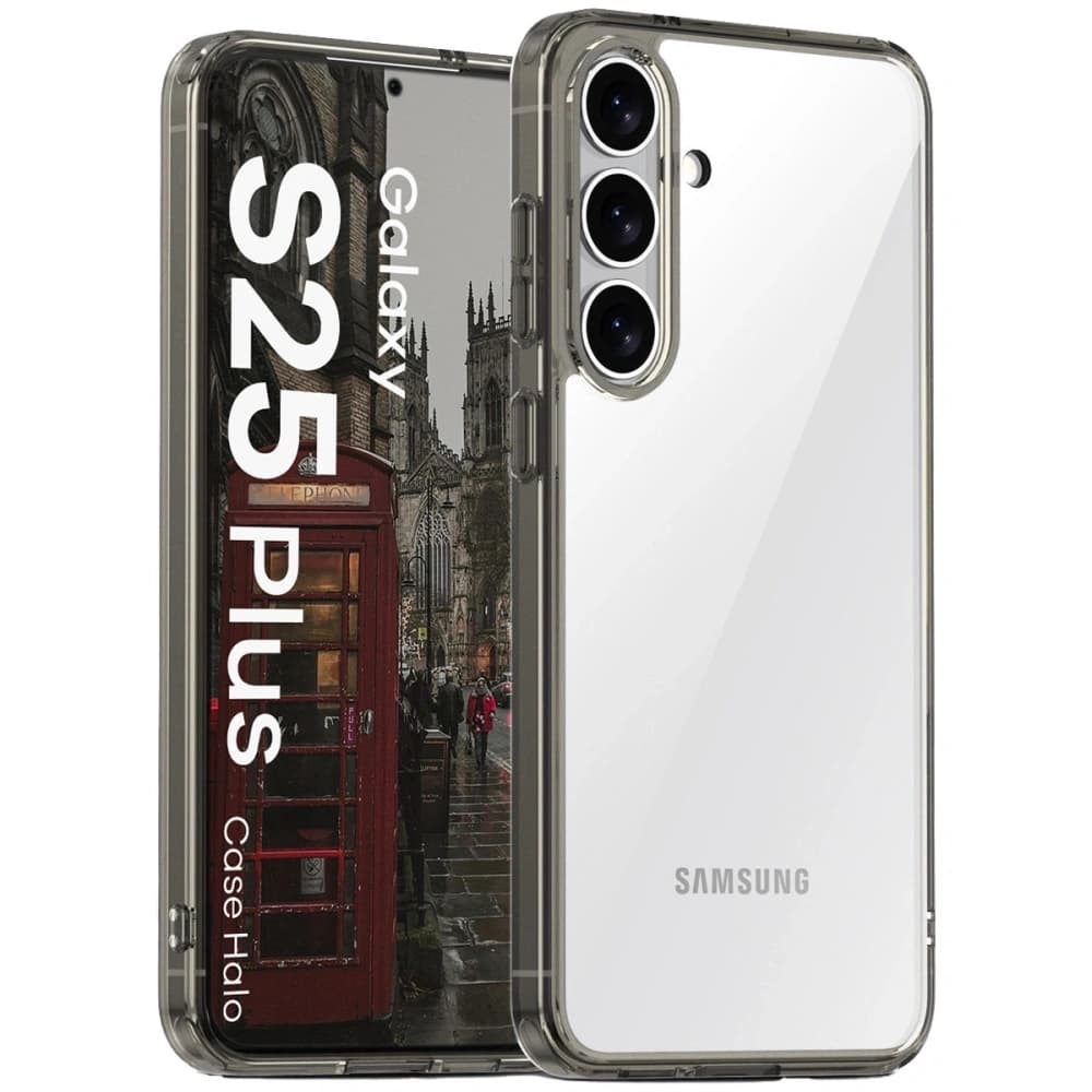 Bizon Case Halo Samsung Galaxy S25+ Plus smoky black - 1