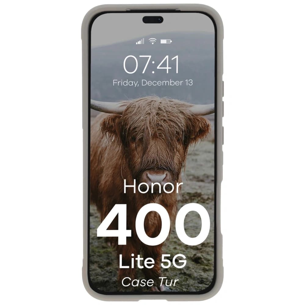 Bizon Case Tur Honor 400 Lite light gray - 5