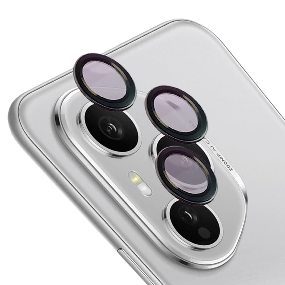 Bizon Glass Snap Lens Honor 400 Pro black frame - 1