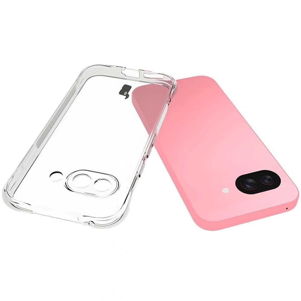 Bizon Case Clear Pack case + 2x screen film Google Pixel 9a - 5